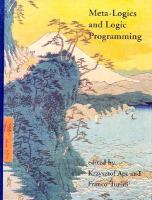 Meta-Logics and Logic Programming cover