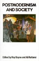 Postmodernism and Society cover
