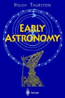 Early Astronomy cover