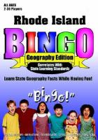 Rhode Island Bingo Geography Edition cover
