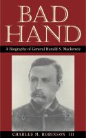 Bad Hand: A Biography of General Ranald S. MacKenzie cover