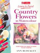 Country Flowers in Watercolour cover
