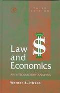 Law and Economics: An Introductory Analysis cover