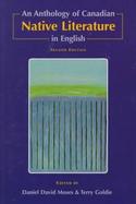 An Anthology of Canadian Native Literature in English cover