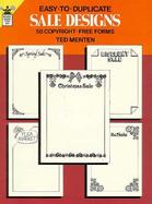 Easy-To-Duplicate Sale Designs 58 Copyright-Free Forms cover