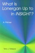 What Is Lonergan Up to in Insight? A Primer cover