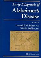Early Diagnosis of Alzheimer's Disease cover