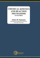 Chemical Kinetics and Reaction Mechanisms cover