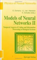 Models of Neural Networks II Temporal Aspects of Coding and Information Processing in Biological Systems cover