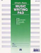 10 Stave Music Writing Pad cover