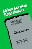 African American Single Mothers Understanding Their Lives and Families cover