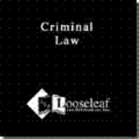 Connecticut Criminal Law : Titles 53 - Crimes, 53a - Penal Code, and 54 - Criminal Procedure cover