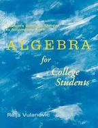 Algebra for College Students: Student Solutions Manual cover