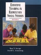 Effective Teaching in Elementary Social Studies cover