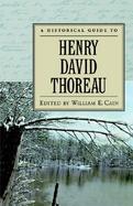 A Historical Guide to Henry David Thoreau cover