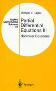 Partial Differential Equations III Nonlinear Equations (volume3) cover