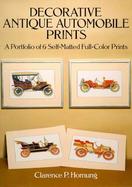 Decorative Antique Automobile Prints 6 Self-Matted Full-Color Prints cover