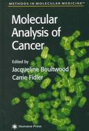 Molecular Analysis of Cancer cover