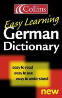 Collins Easy Learning German Dictionary cover