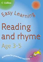 Reading Age 3-5 cover