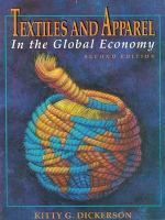 Textiles and Apparel in the Global Economy cover