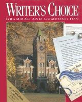 Writers Choice Composition And Grammar 12 cover