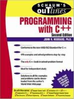 SCHAUM'S OUTLINE WITH C++ cover