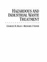 Hazardous and Industrial Waste Treatment cover