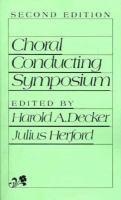 Choral Conducting Symposium cover