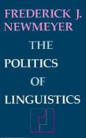 The Politics of Linguistics cover