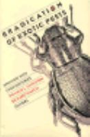 Eradication of Exotic Pests: Analysis with Case Histories cover
