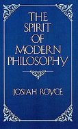 The Spirit of Modern Philosophy cover