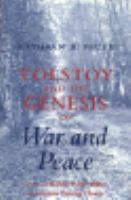 Tolstoy and the Genesis of War and Peace cover