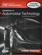 Fundamentals of Automotive Technology Student Workbook cover