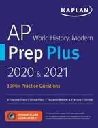 AP World History Modern Prep Plus 2020 And 2021 : 6 Practice Tests + Study Plans + Targeted Review and Practice + Online cover