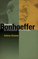 Dietrich Bonhoeffer An Introduction to His Thought cover