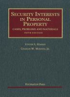 Security Interests in Personal Property cover