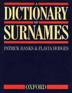 A Dictionary of Surnames cover