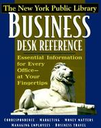 The New York Public Library Business Desk Reference cover