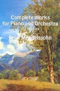 Complete Works for Piano and Orchestra in Full Score cover