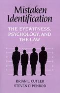 Mistaken Identification The Eyewitness, Psychology, and the Law cover
