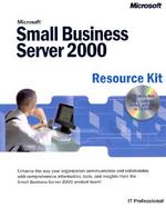 Microsoft Small Business Server 2000 Resource Kit with CDROM cover