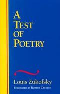 A Test of Poetry cover