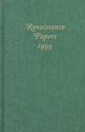 Renaissance Papers 1999 cover