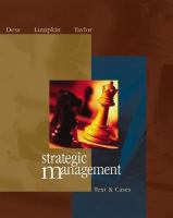 Strategic Management Text and Cases cover