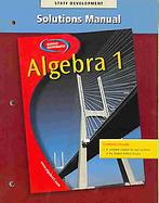 Glencoe Algebra 1 - Teacher's Solutions cover