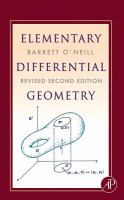 Elementary Differential Geometry Revised 2nd Edition cover