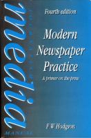 Modern Newspaper Practice cover
