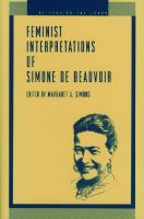 Feminist Interpretations of Simone de Beauvoir cover