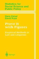 Prove It With Figures Empirical Methods in Law and Litigation cover